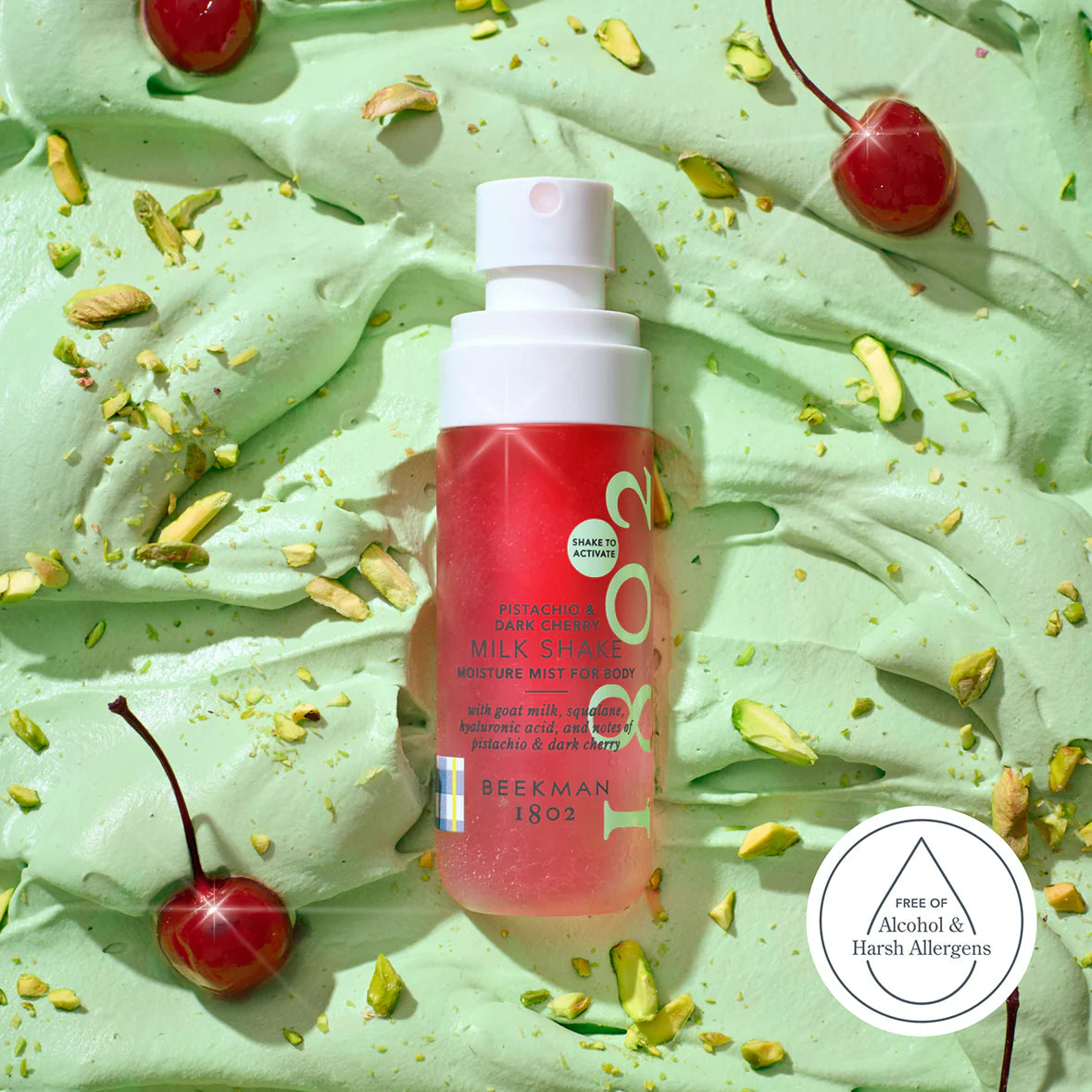 Pistachio & Dark Cherry Milk Shake Mist