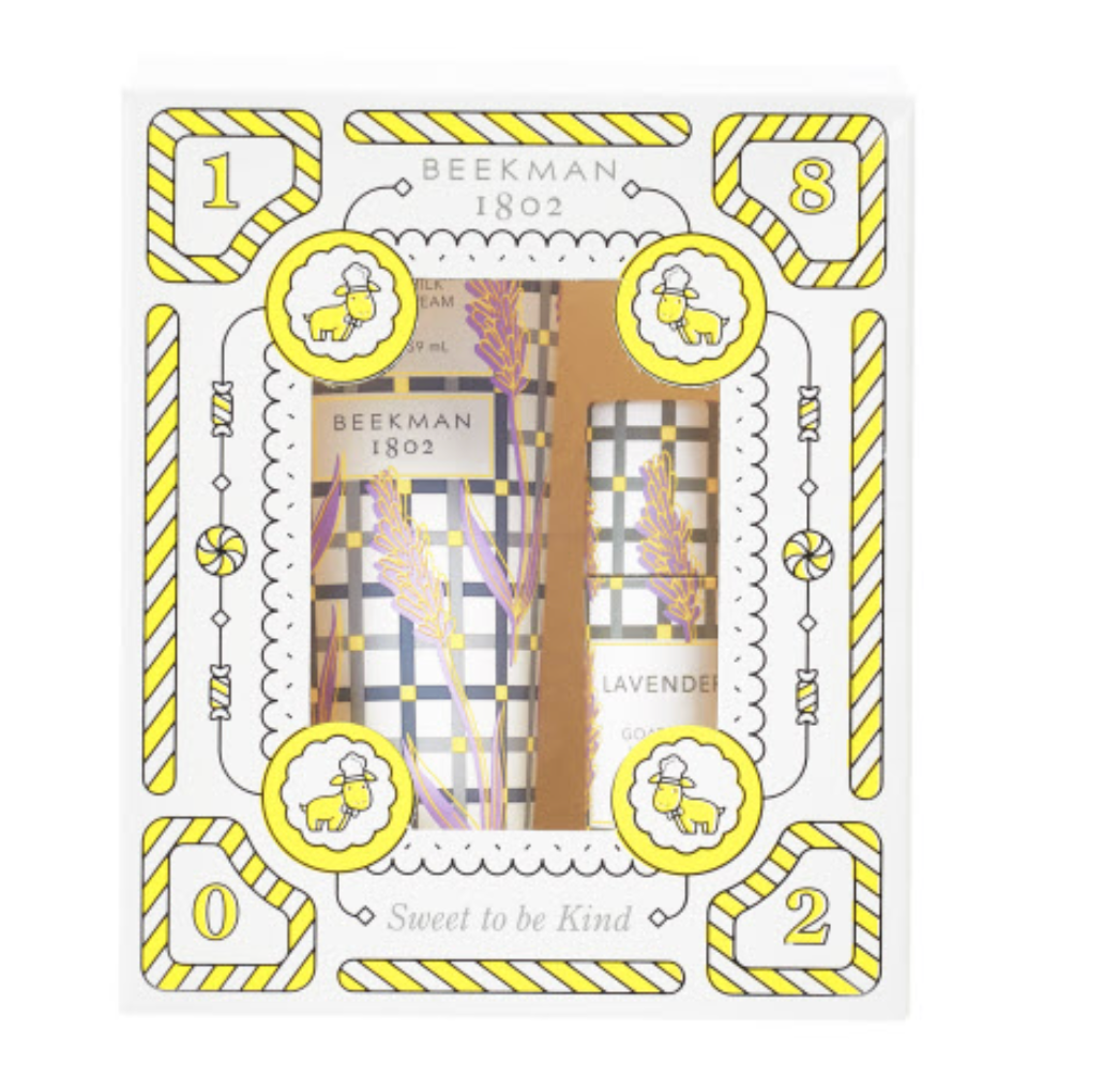 Holiday Lavender Hand Cream & Lip Balm Set