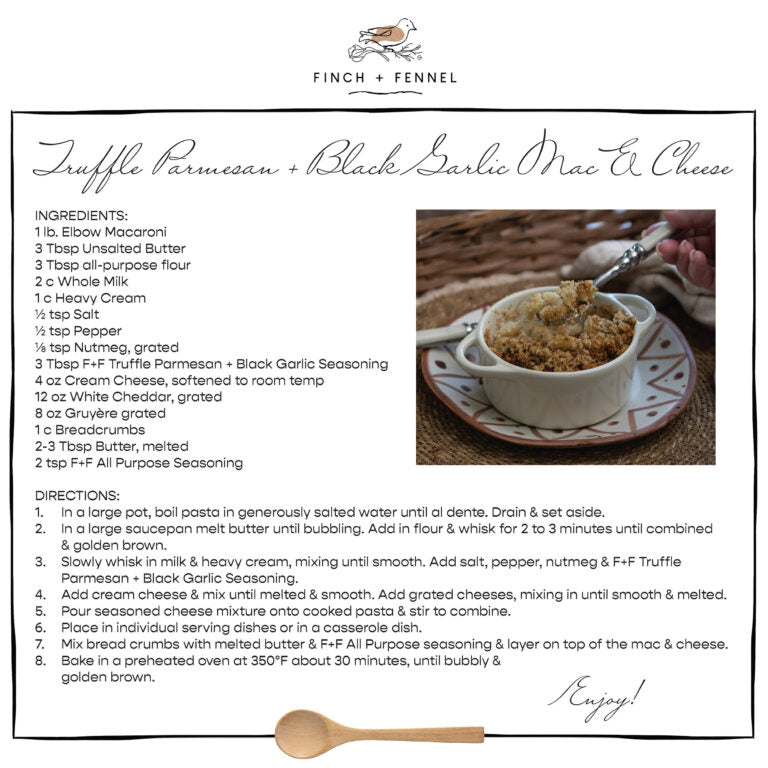 Truffle Parmesan + Black Garlic Seasoning