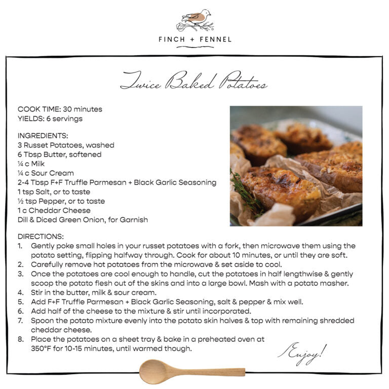 Truffle Parmesan + Black Garlic Seasoning