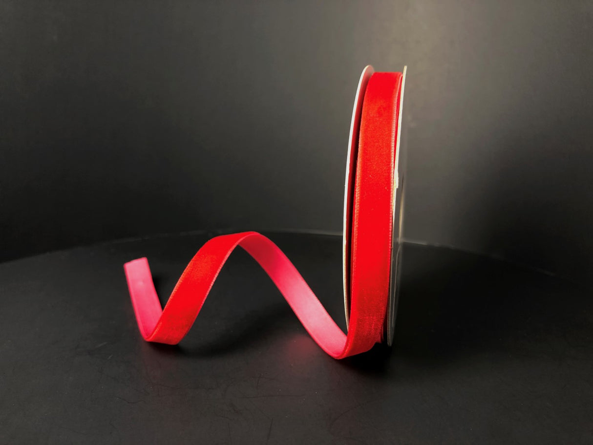 Mini Red Velvet Ribbon Bolt