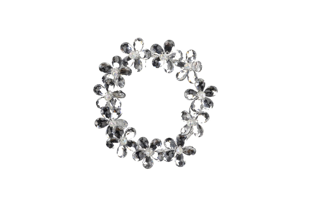 Crystal Floral Candle Ring