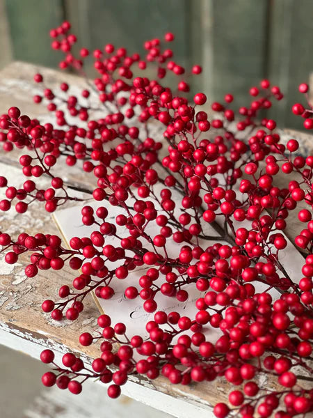 31" Matte Weatherproof Berry Teardrop