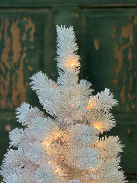 24" Lighted Winter Palette Tree
