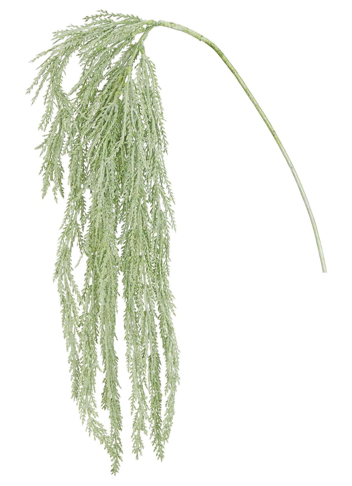 Green Glittered Amaranthus Spray