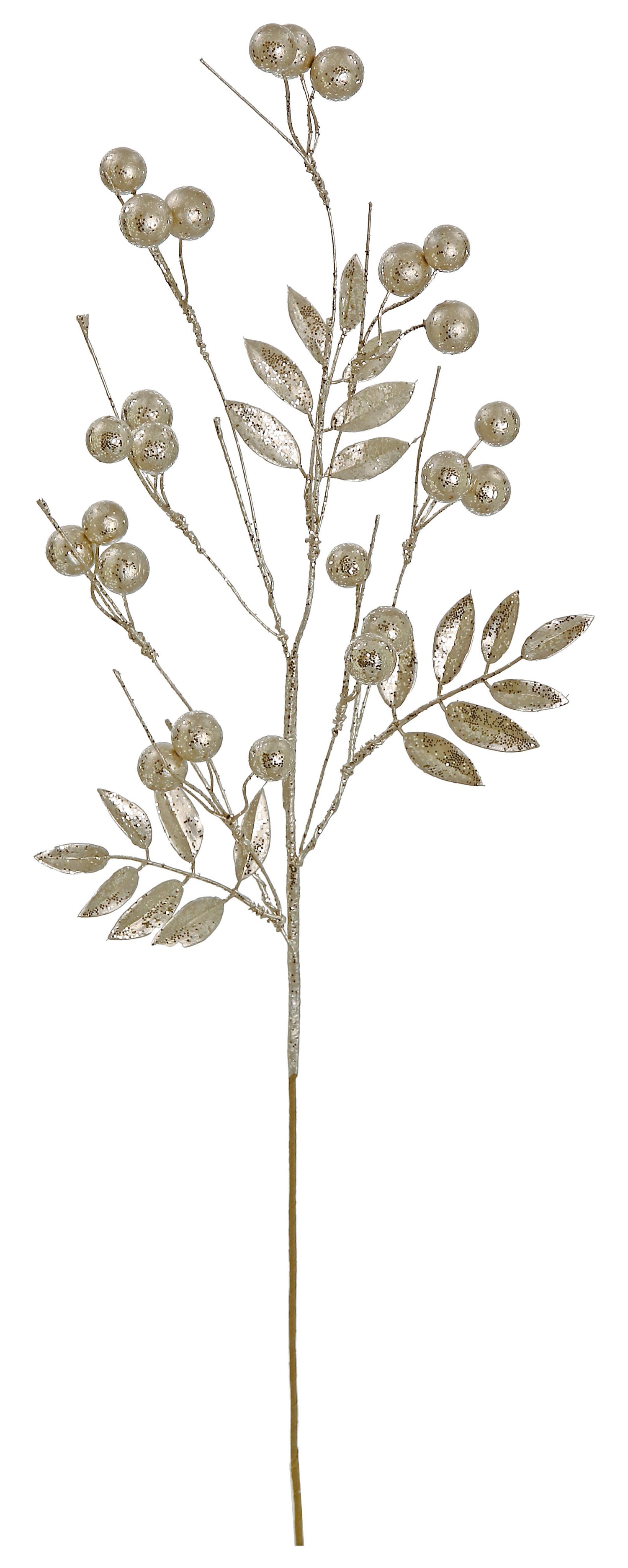 Champagne Berry & Leaf Branch