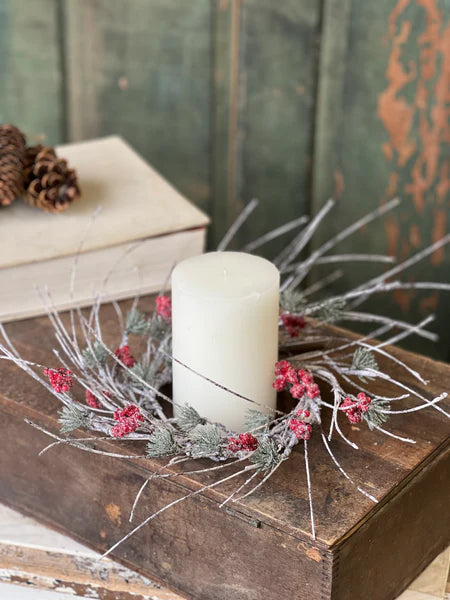 Birchwood Berry & Pine Candle Ring