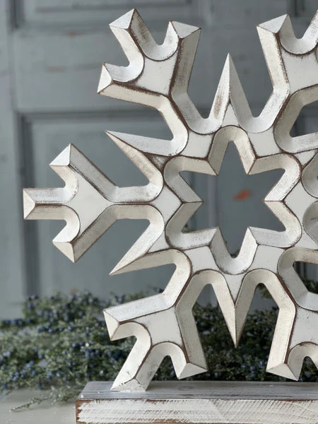 Freefall Wood Snowflakes - 2 Sizes