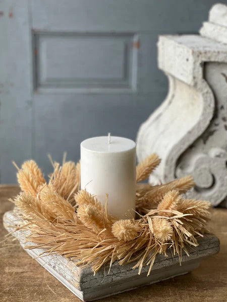 Amber Waves Candle Ring