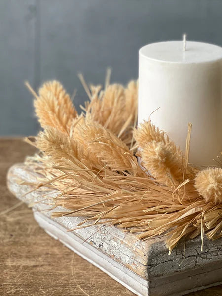 Amber Waves Candle Ring