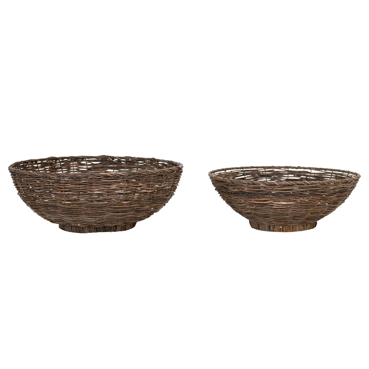 McAllen Woven Vine & Metal Bowl- 2 Sizes