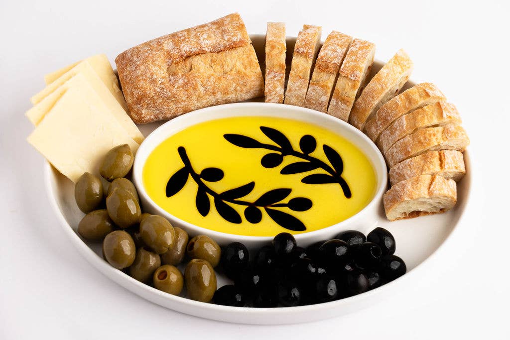 Olive Oil and Balsamic Vinegar Dipping Platter