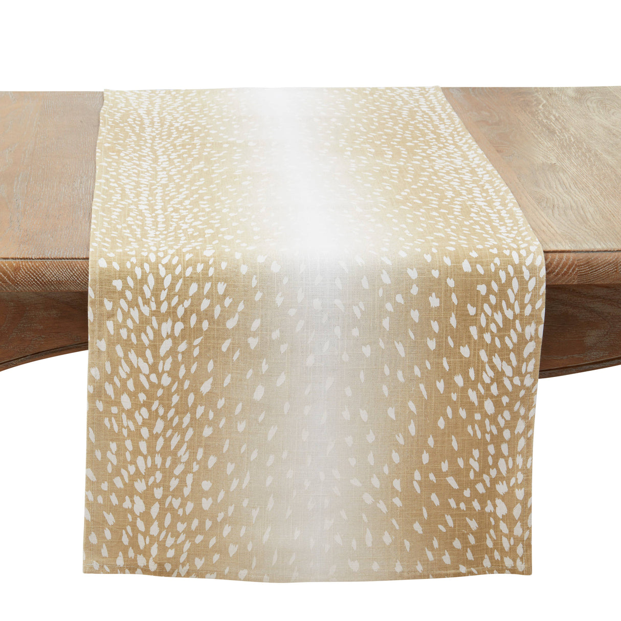 Earthy Antelope Print Table Runner