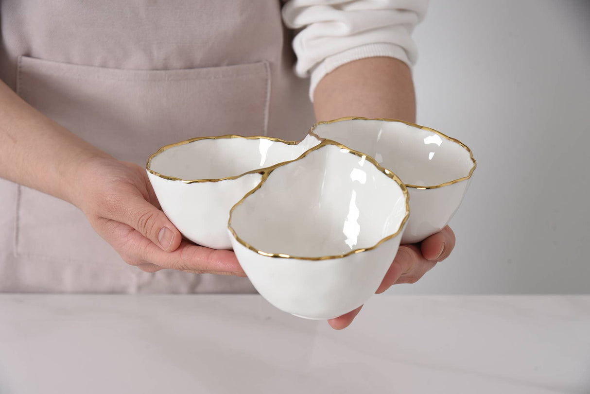 Porcelain 3 Section Server