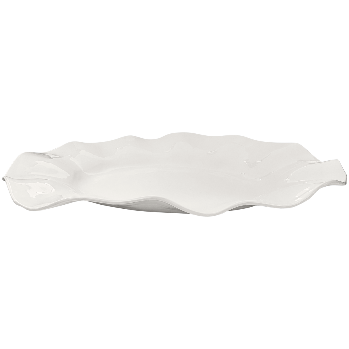 Large Wavy Melamine Serving Tray