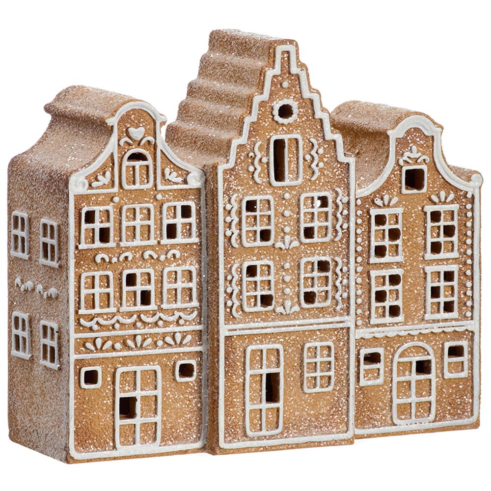 Lighted Sparkle Gingerbread House