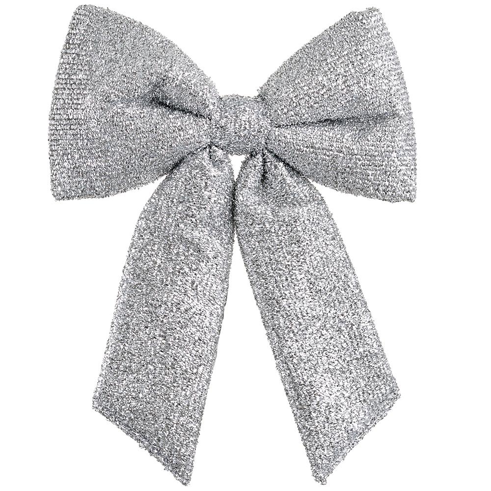 Metallic Plush Bow