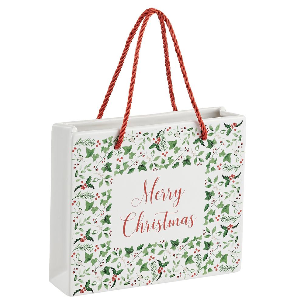 Merry Christmas Ceramic Bag