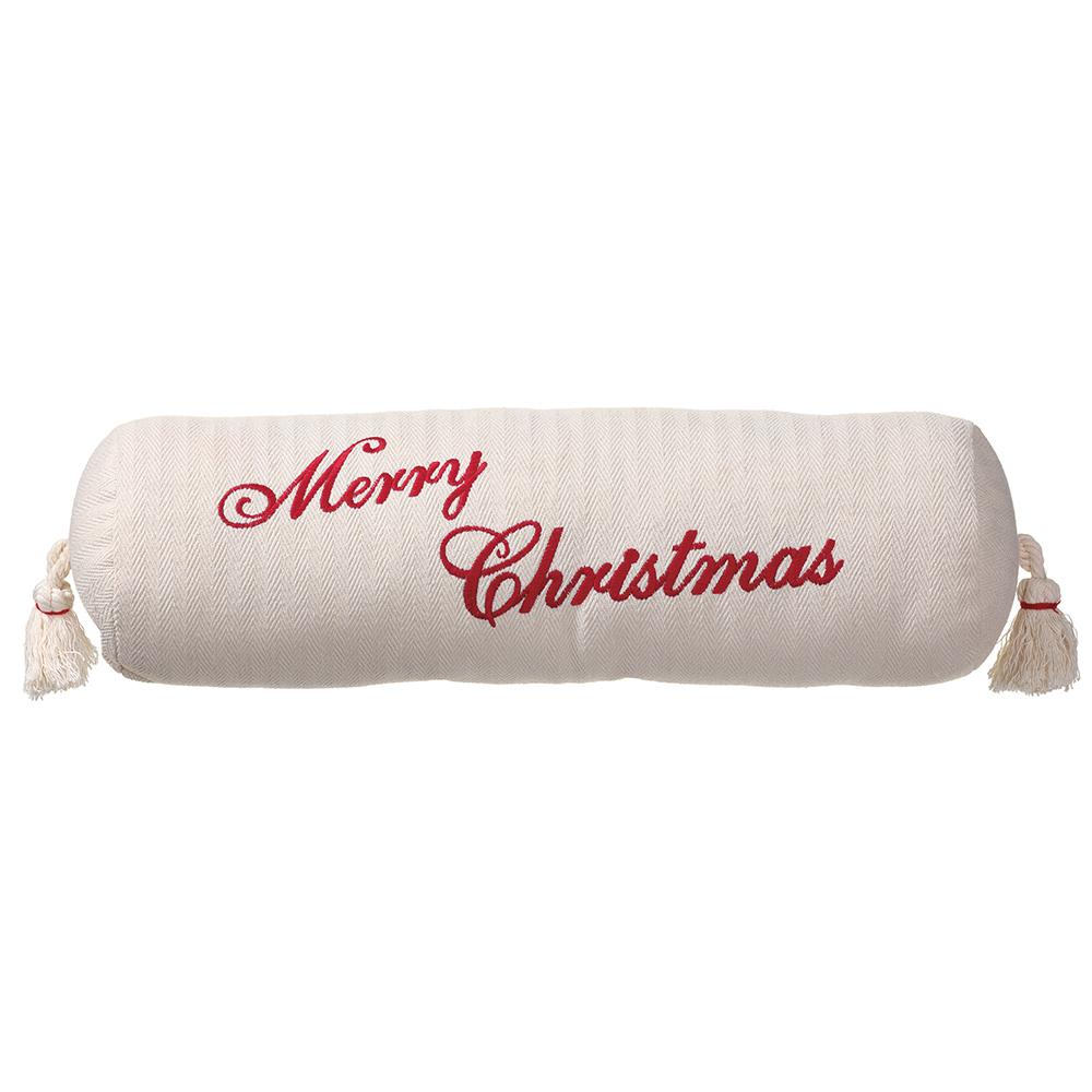 Merry Christmas Bolster Pillow