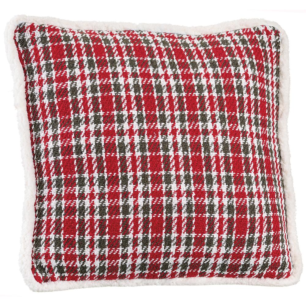 Plaid Fleece Pillow