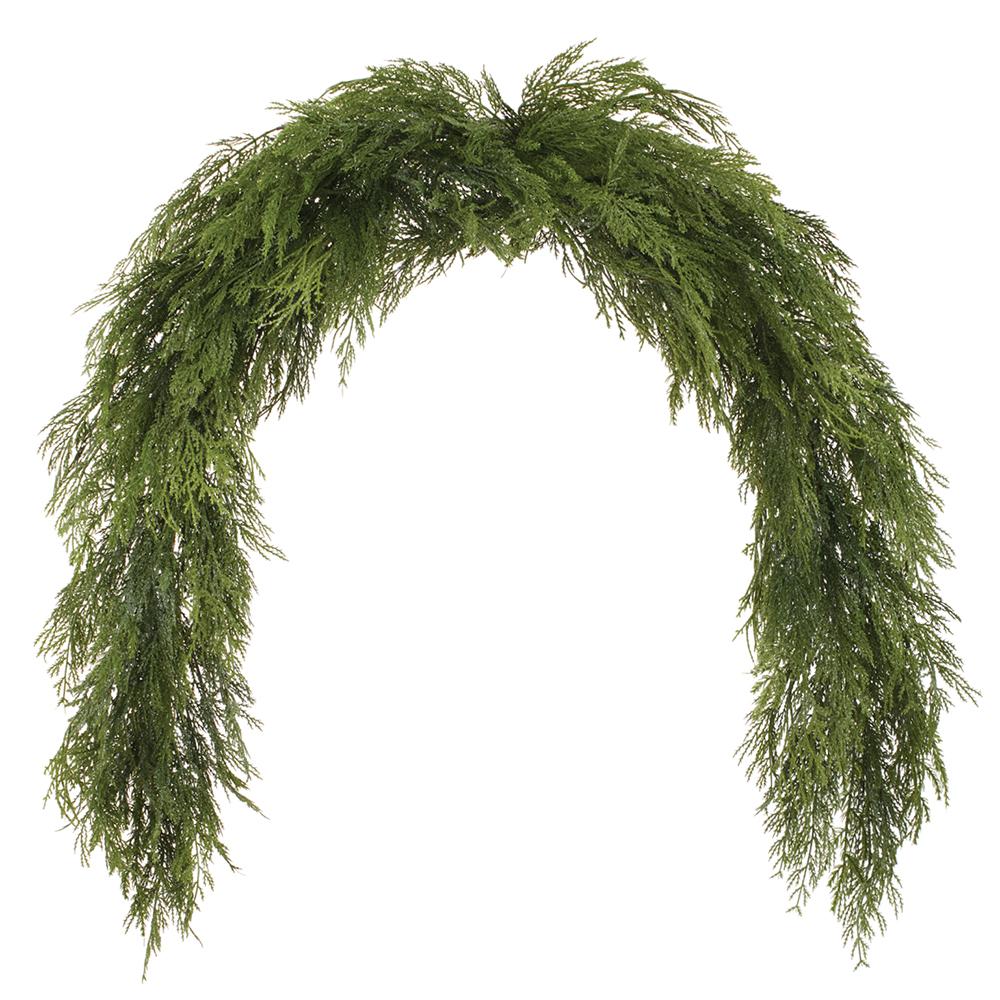 6' Ultra Deluxe Mixed Cedar Swag Garland