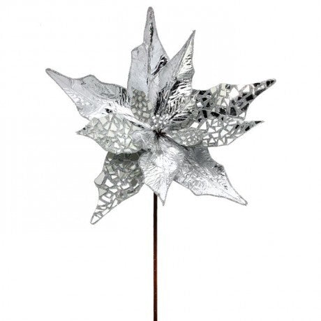 Silver Jewel Poinsettia Stem