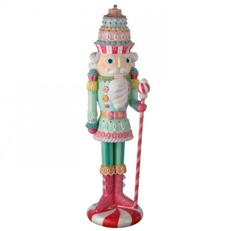 Resin Pastel Peppermint Nutcracker