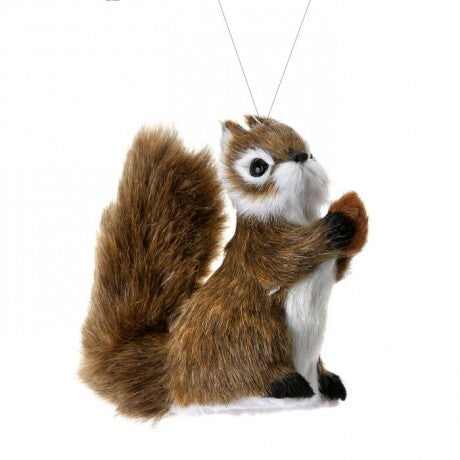 Furry Squirrel Ornament