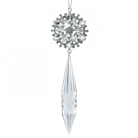 Flurette Crystal Drop Ornament