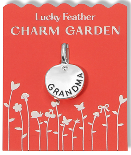 Silver Grandma Charm