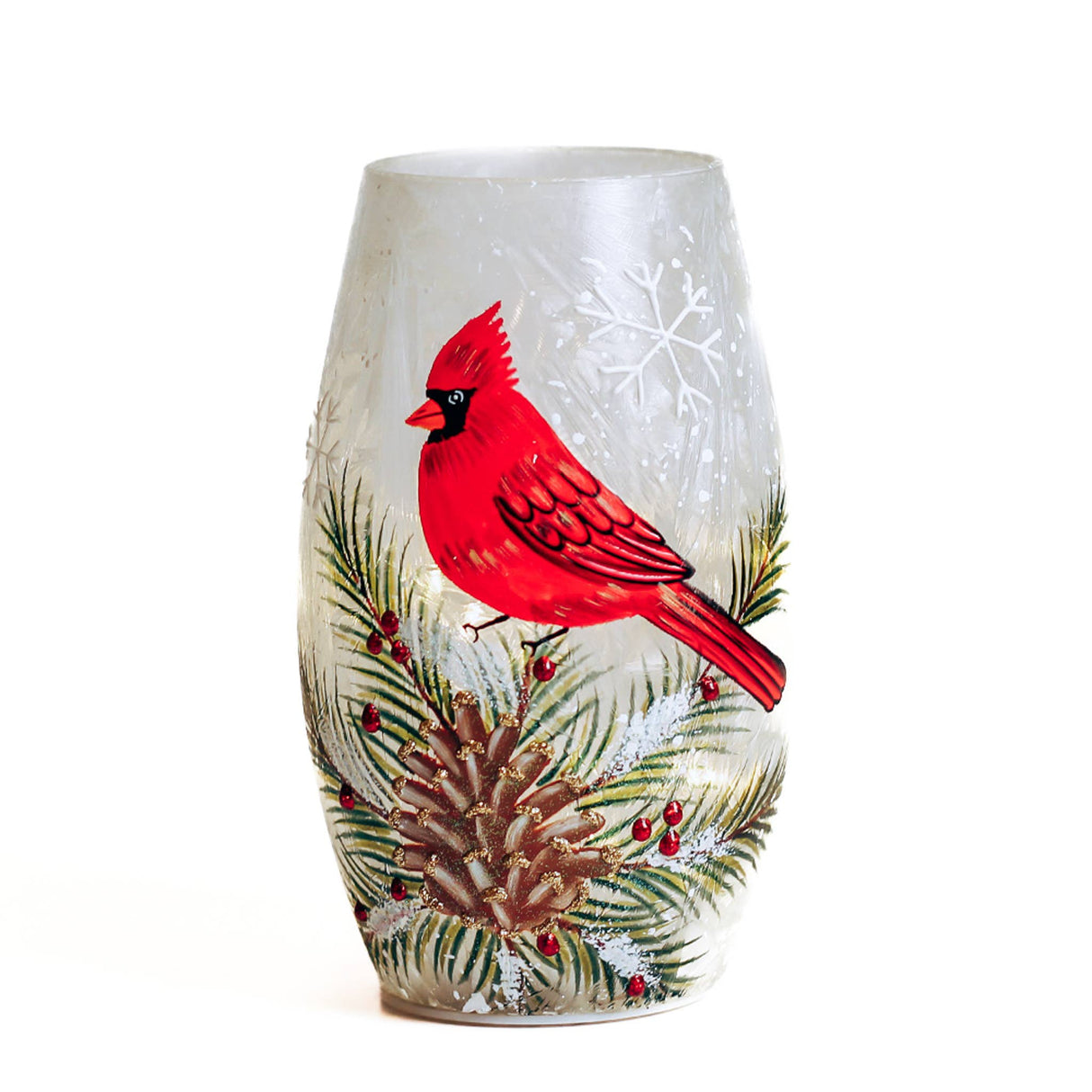 Cardinal Present Lighted Luminary