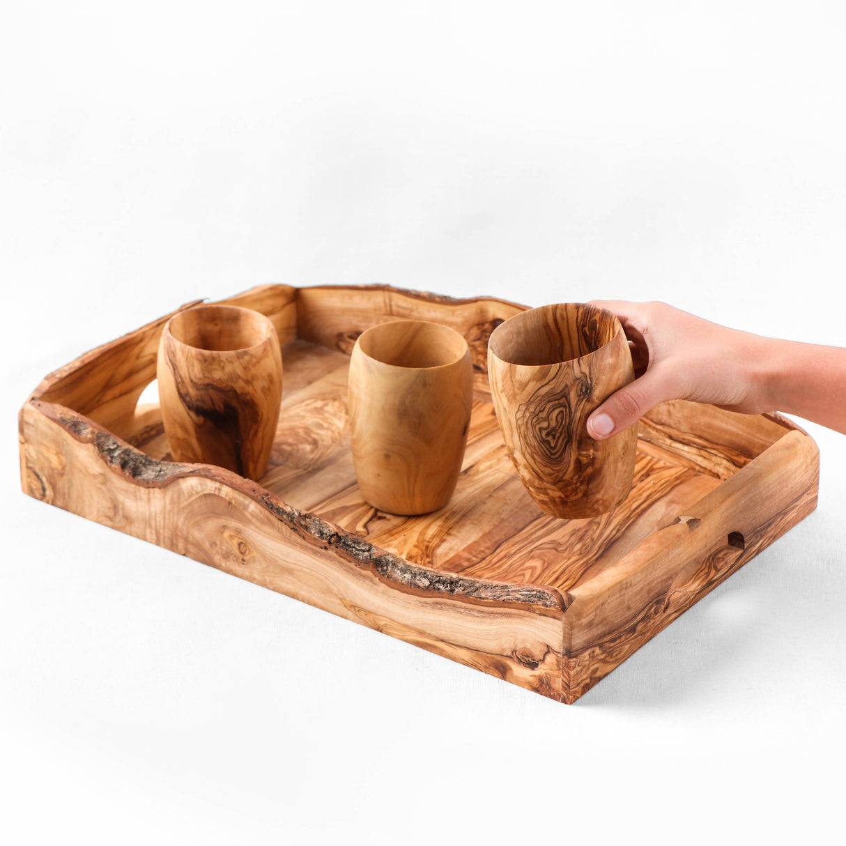 Olive Wood Handmade Tray