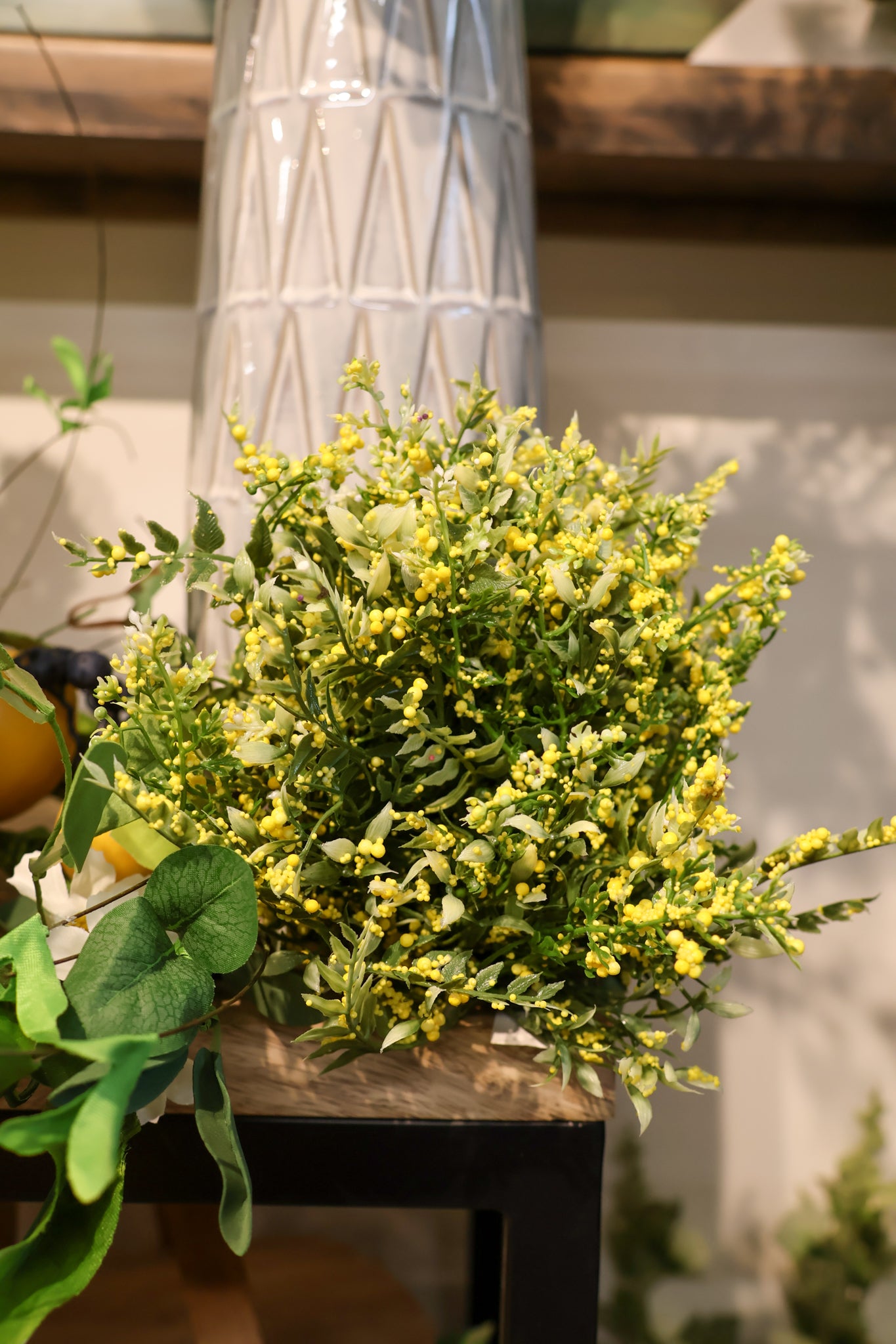 Yellow Tip Mixed Fern Dome