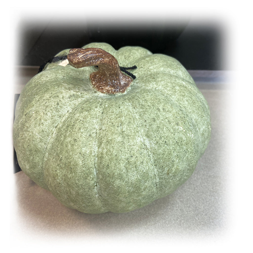 Green Washed Pumpkin