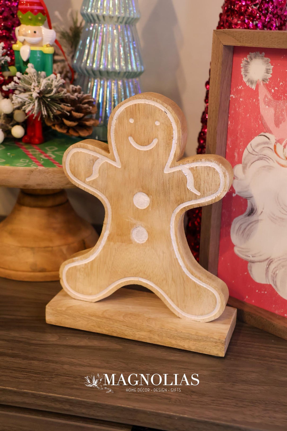 Mango Wood Gingrebread Man