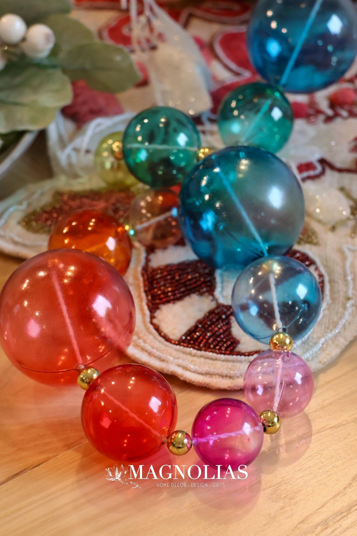72"L Colorful Ball Garland