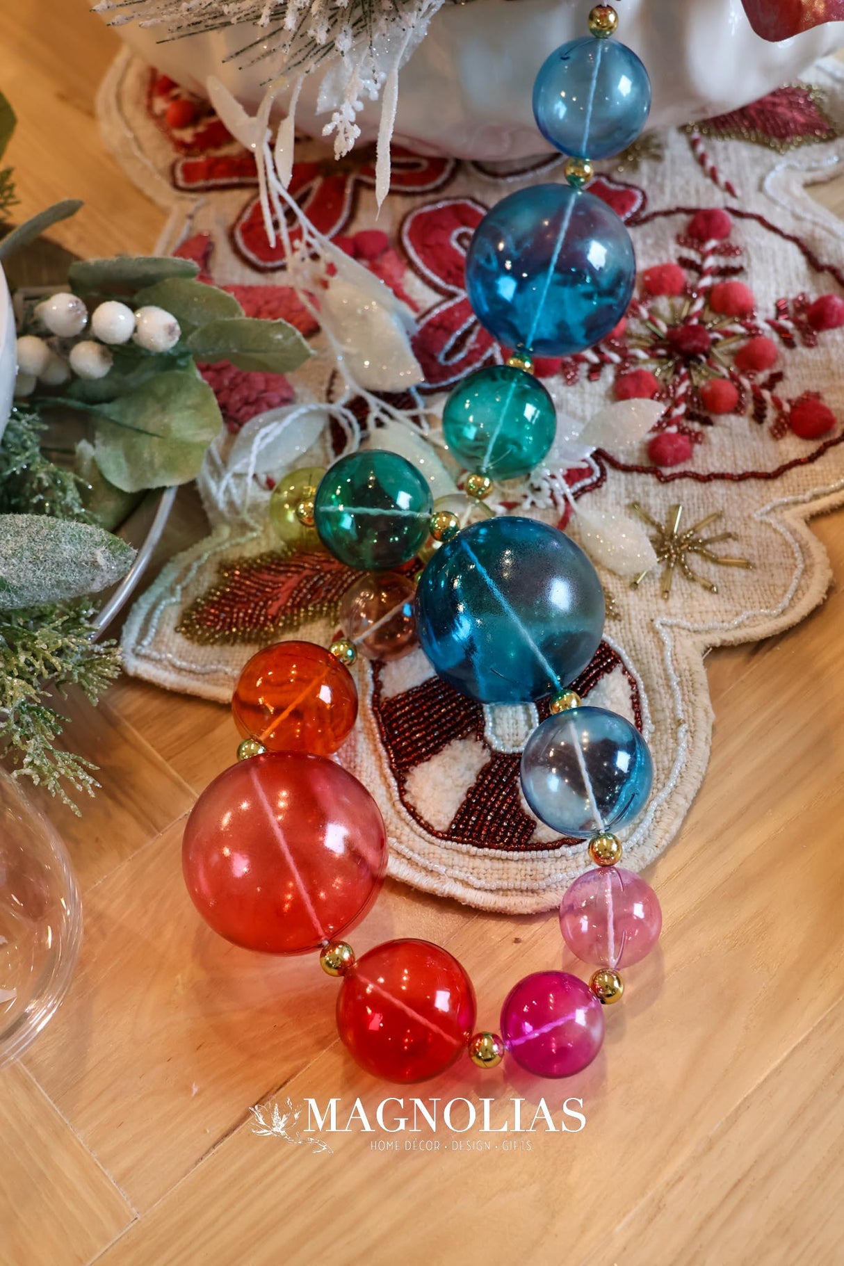 72"L Colorful Ball Garland