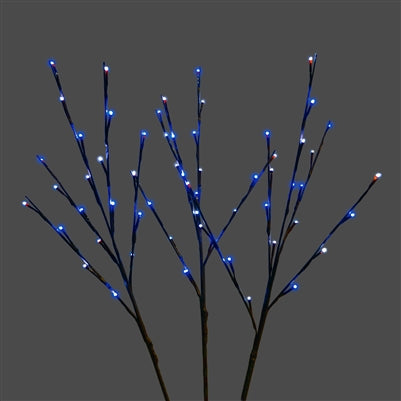 Outdoor Frozen Lighted Branch Set of 3