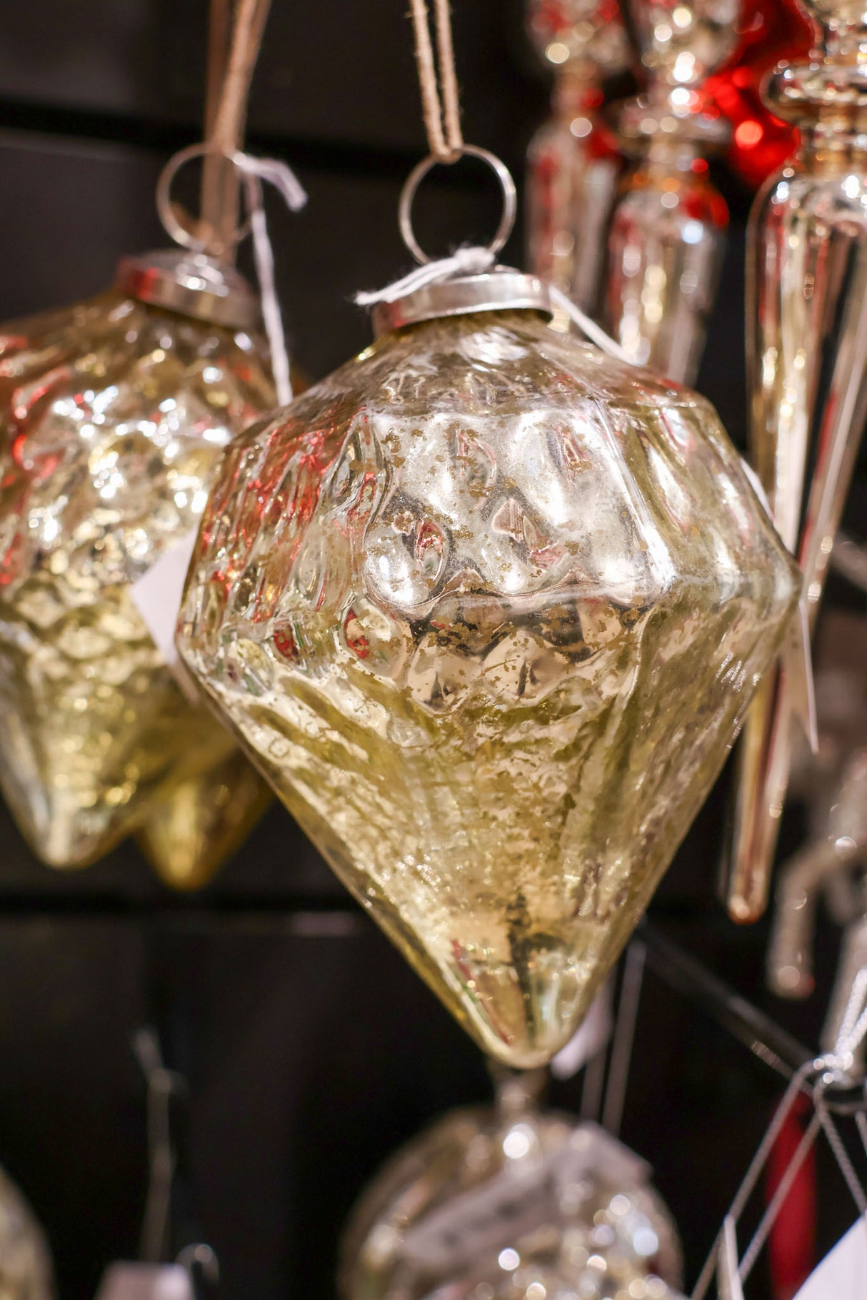 Diamond Gold Ornament