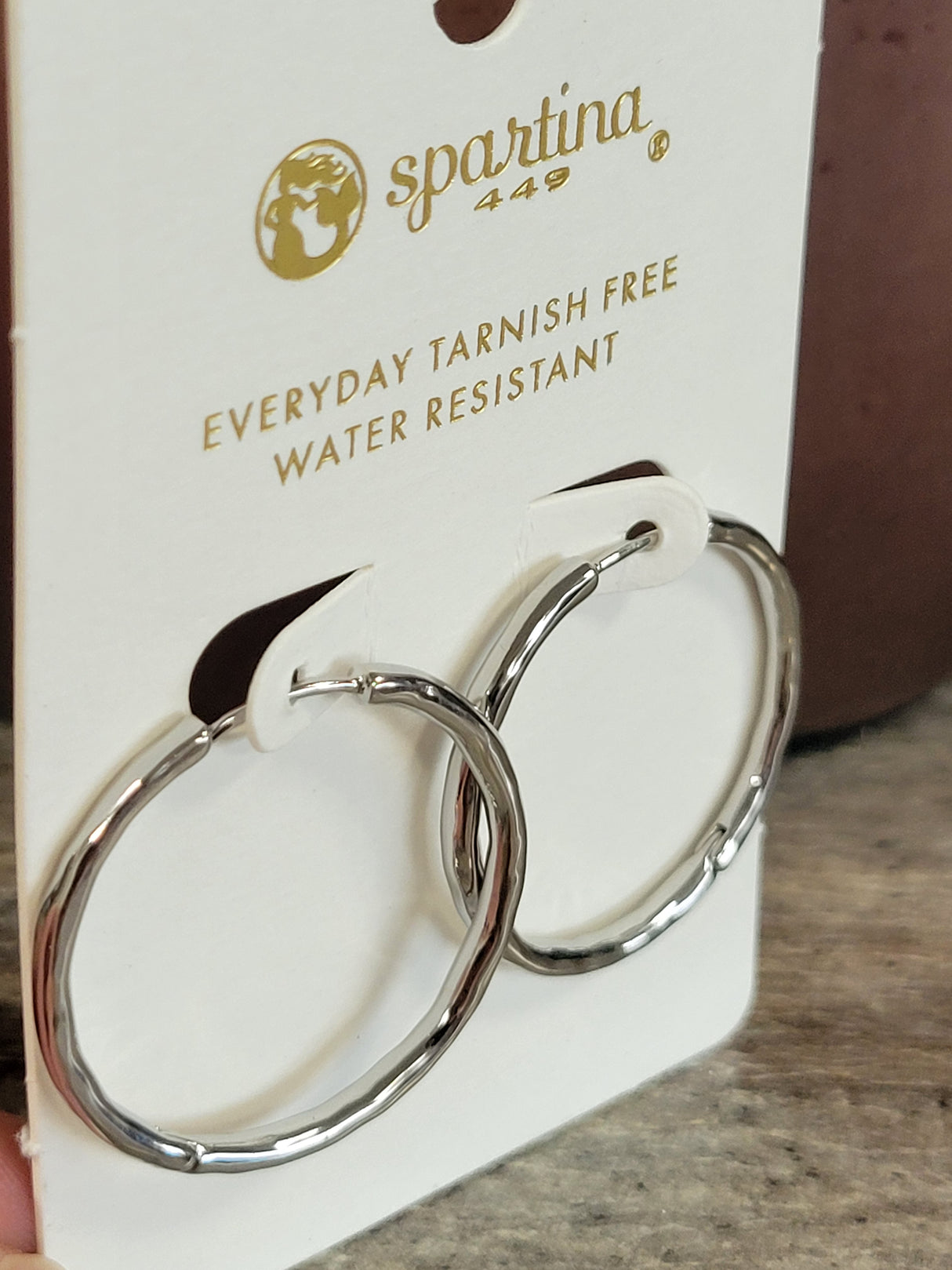 Splash Silver Moonglade Hoop Earrings