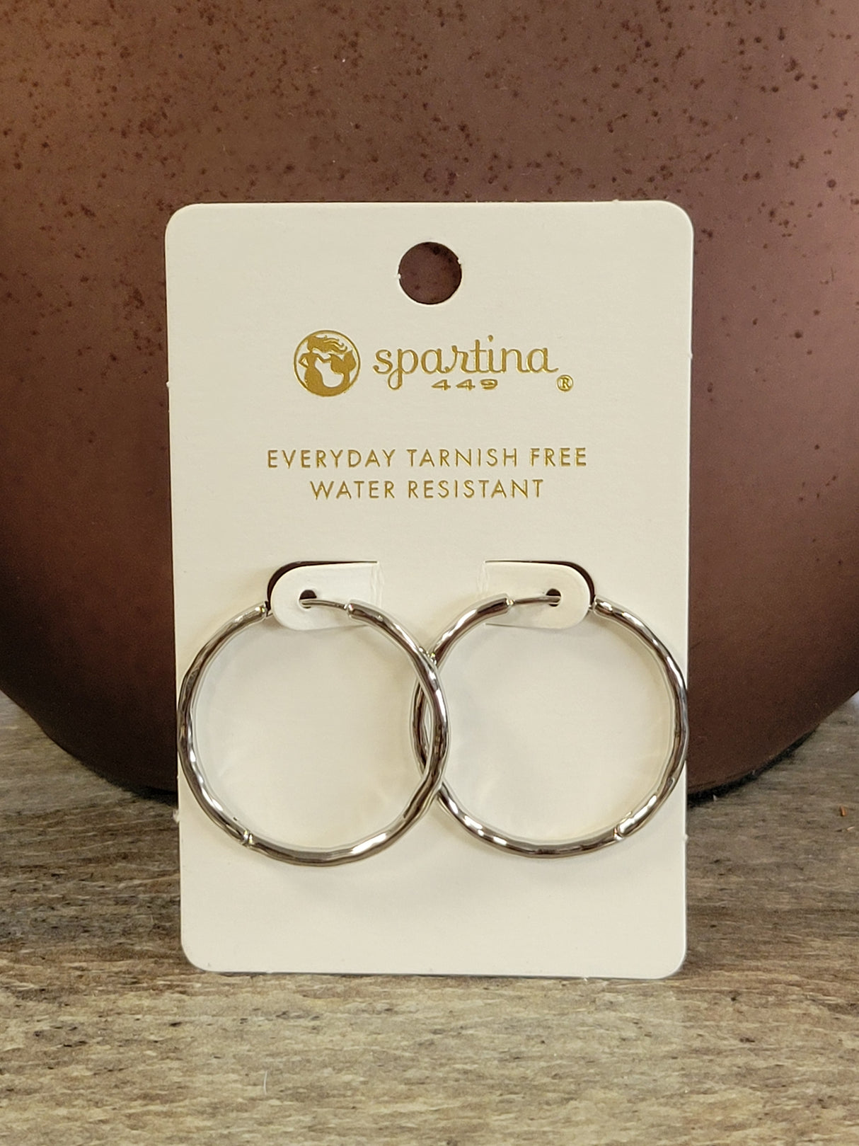Splash Silver Moonglade Hoop Earrings