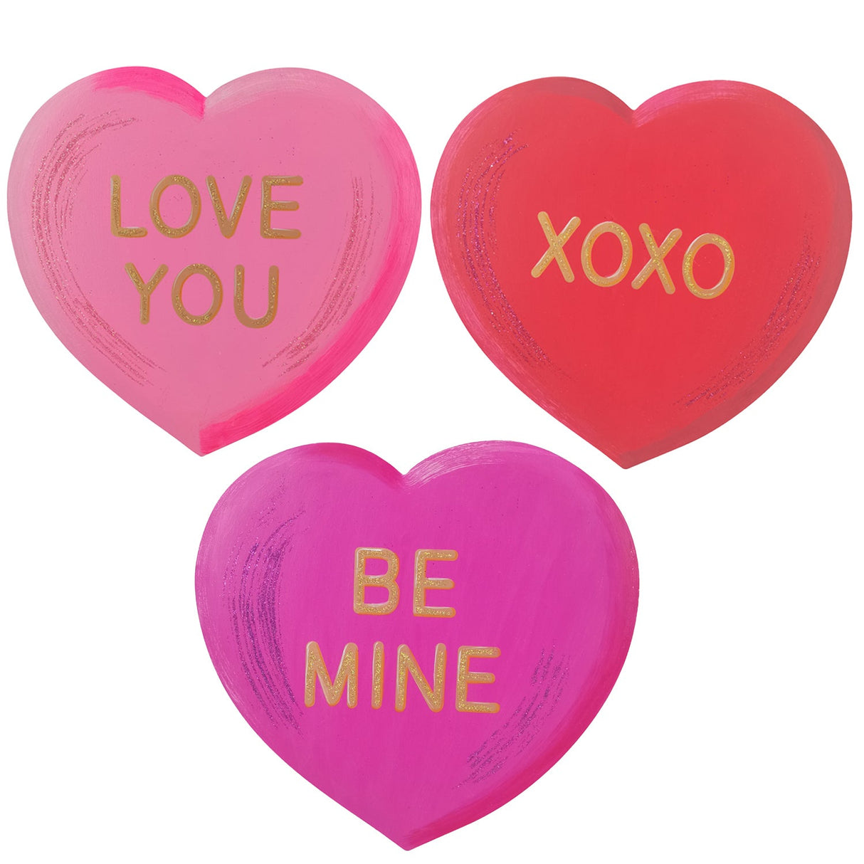 Golden Talking Hearts Garden Stake - 3 Colors