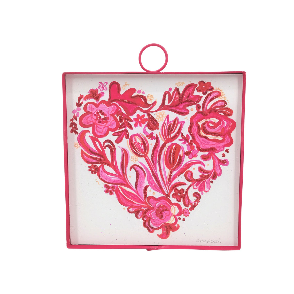 Chinoiserie Collage Heart Mini Art