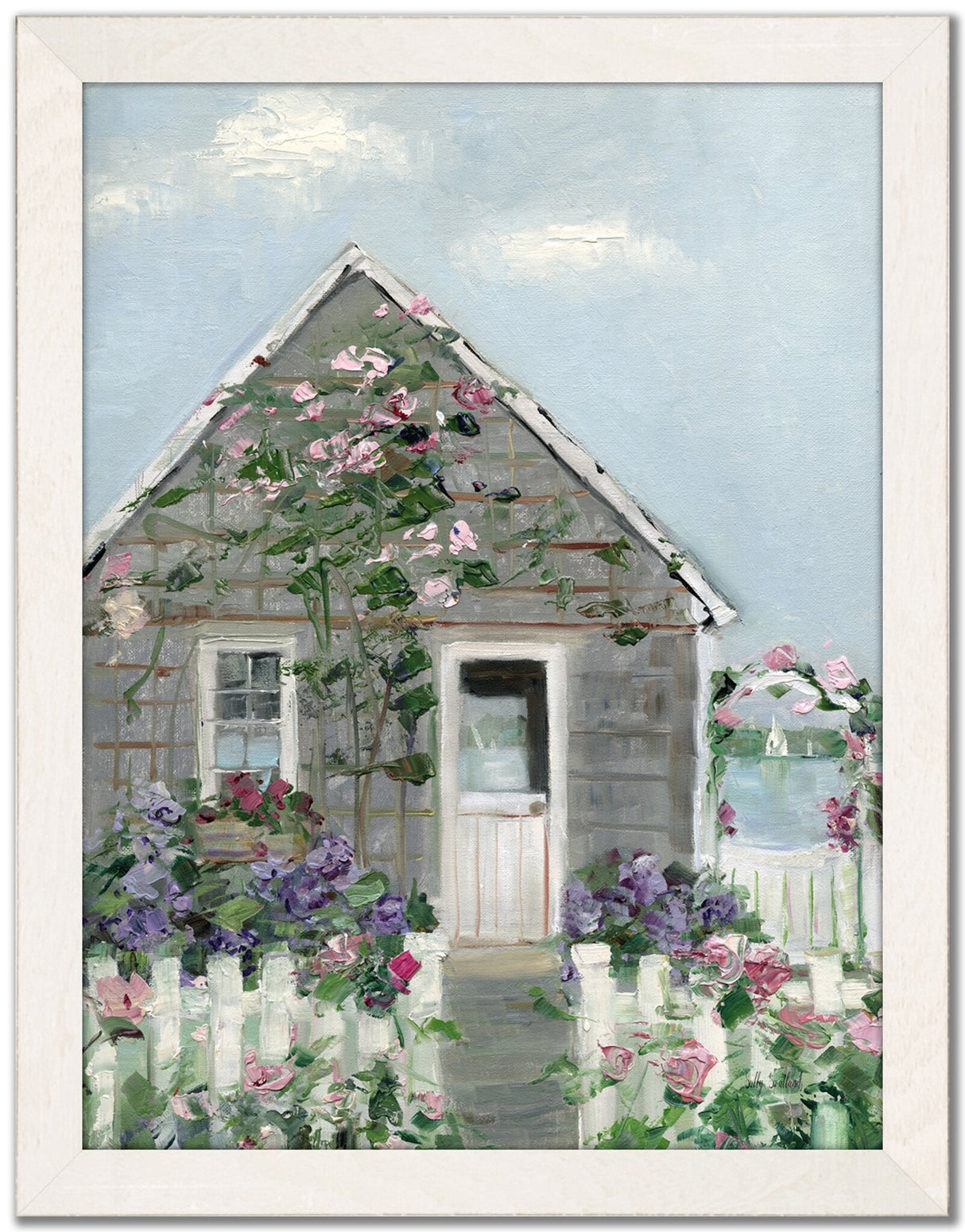 Coastal Cottage I Framed Art