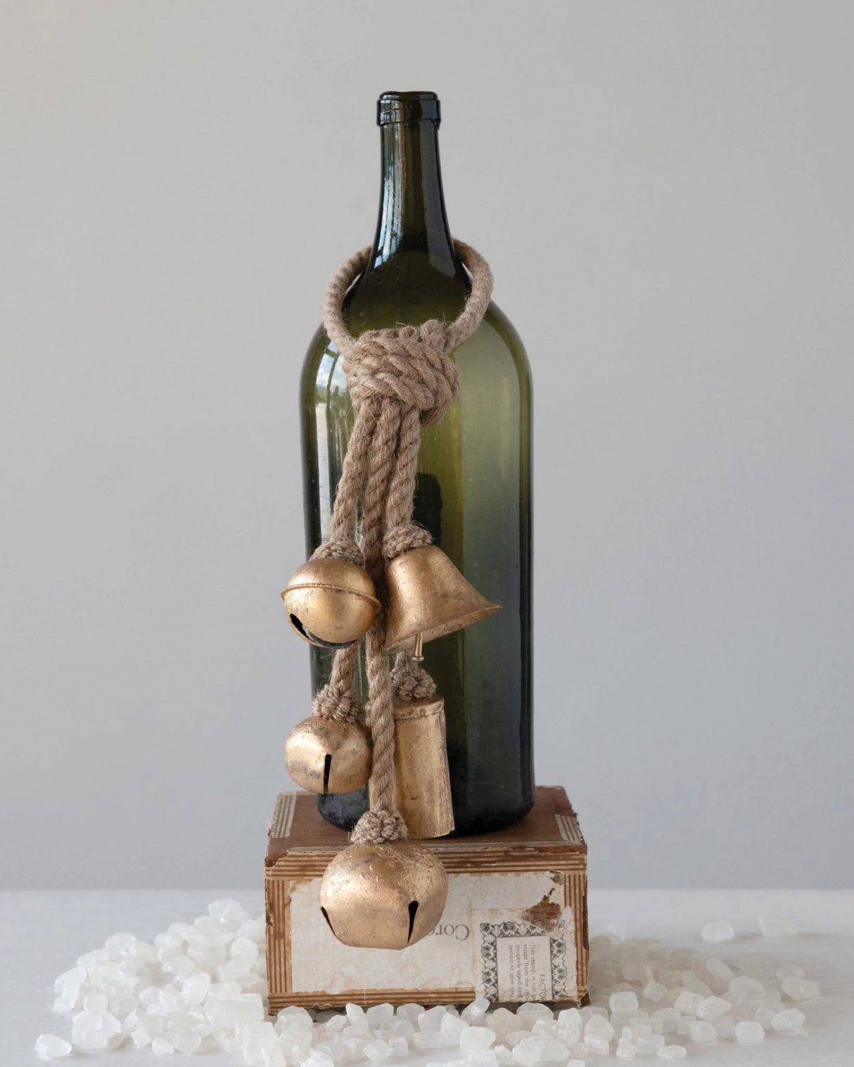 Decorative Metal Bells on Jute Hanger