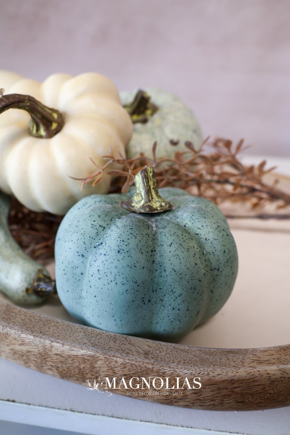 Mixed Blue Pumpkins & Gourds