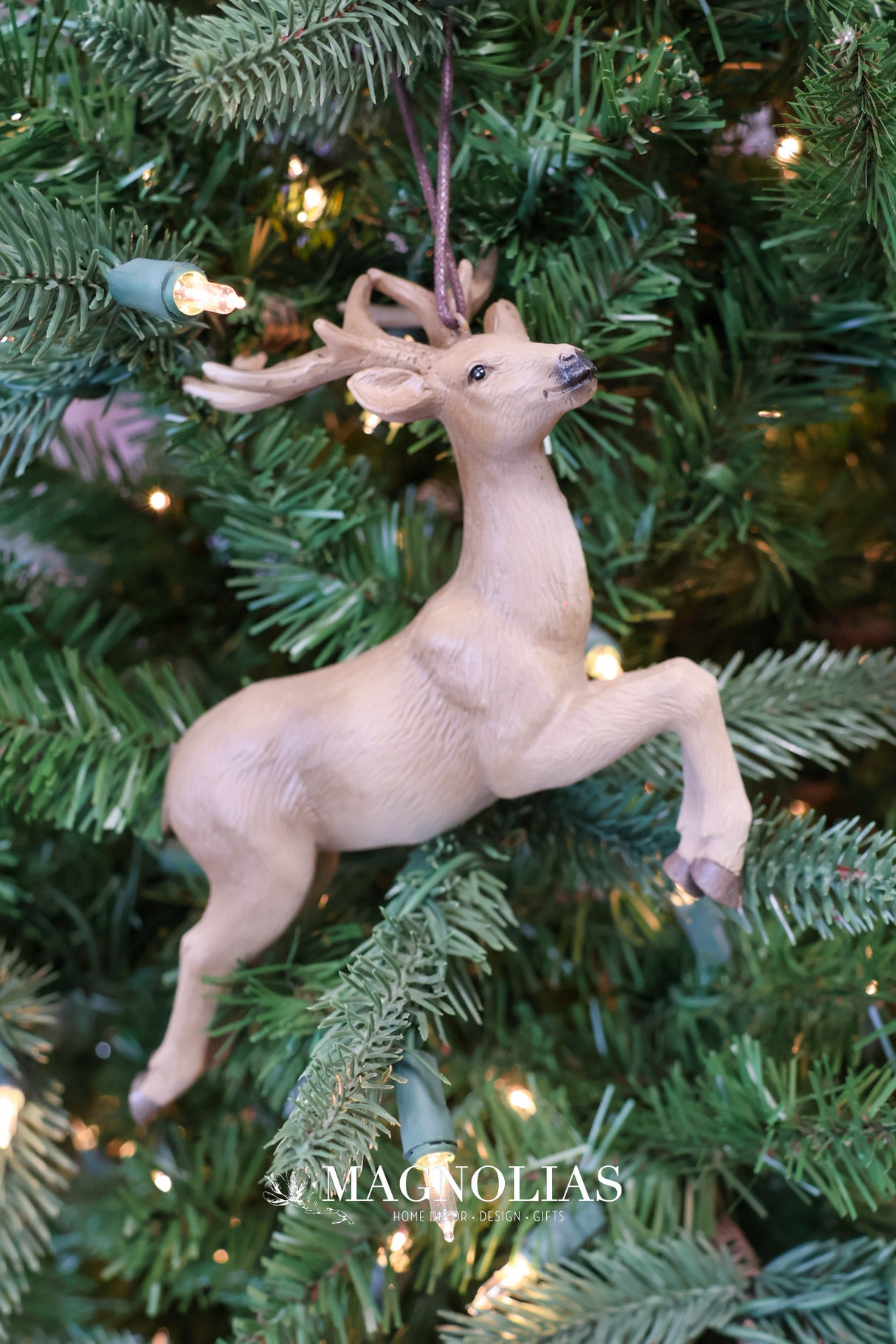 Leaping Reindeer Ornament