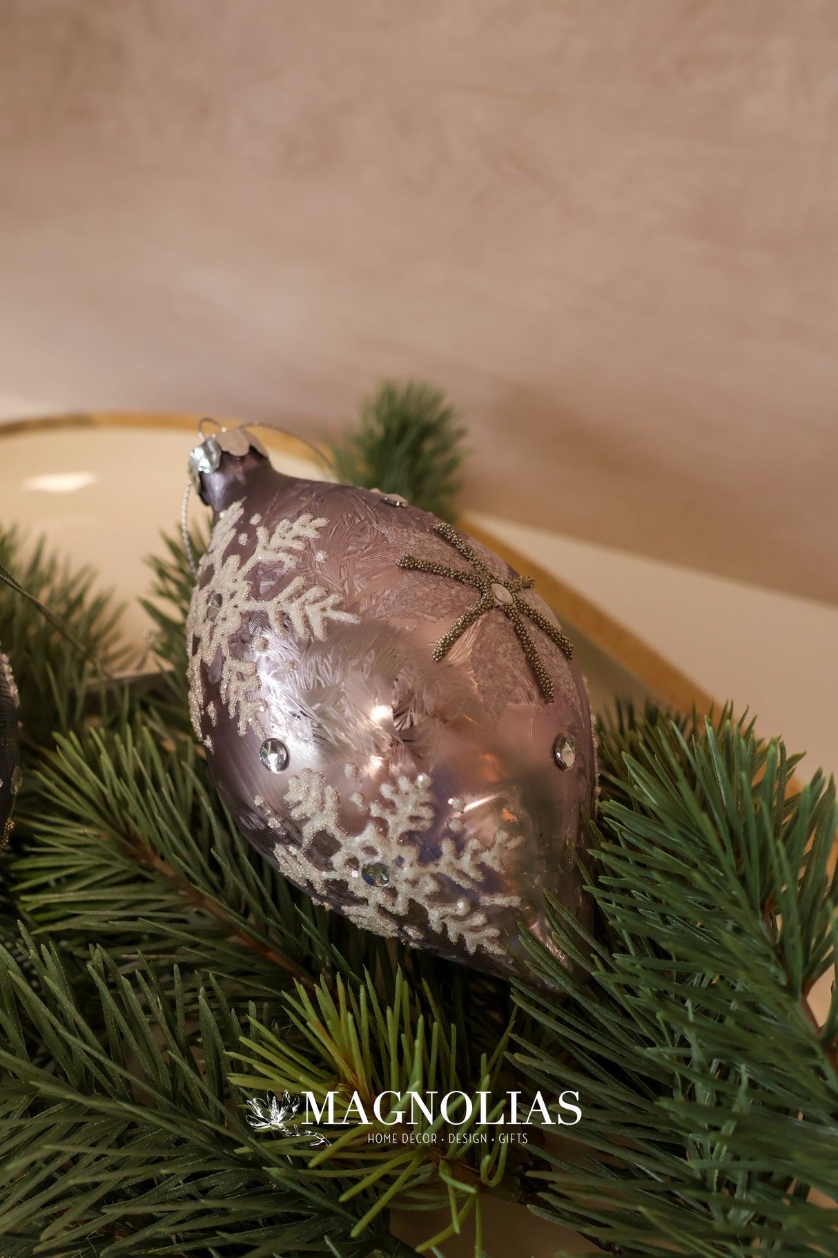 Soft Glow Glass Ornament - 2 Styles