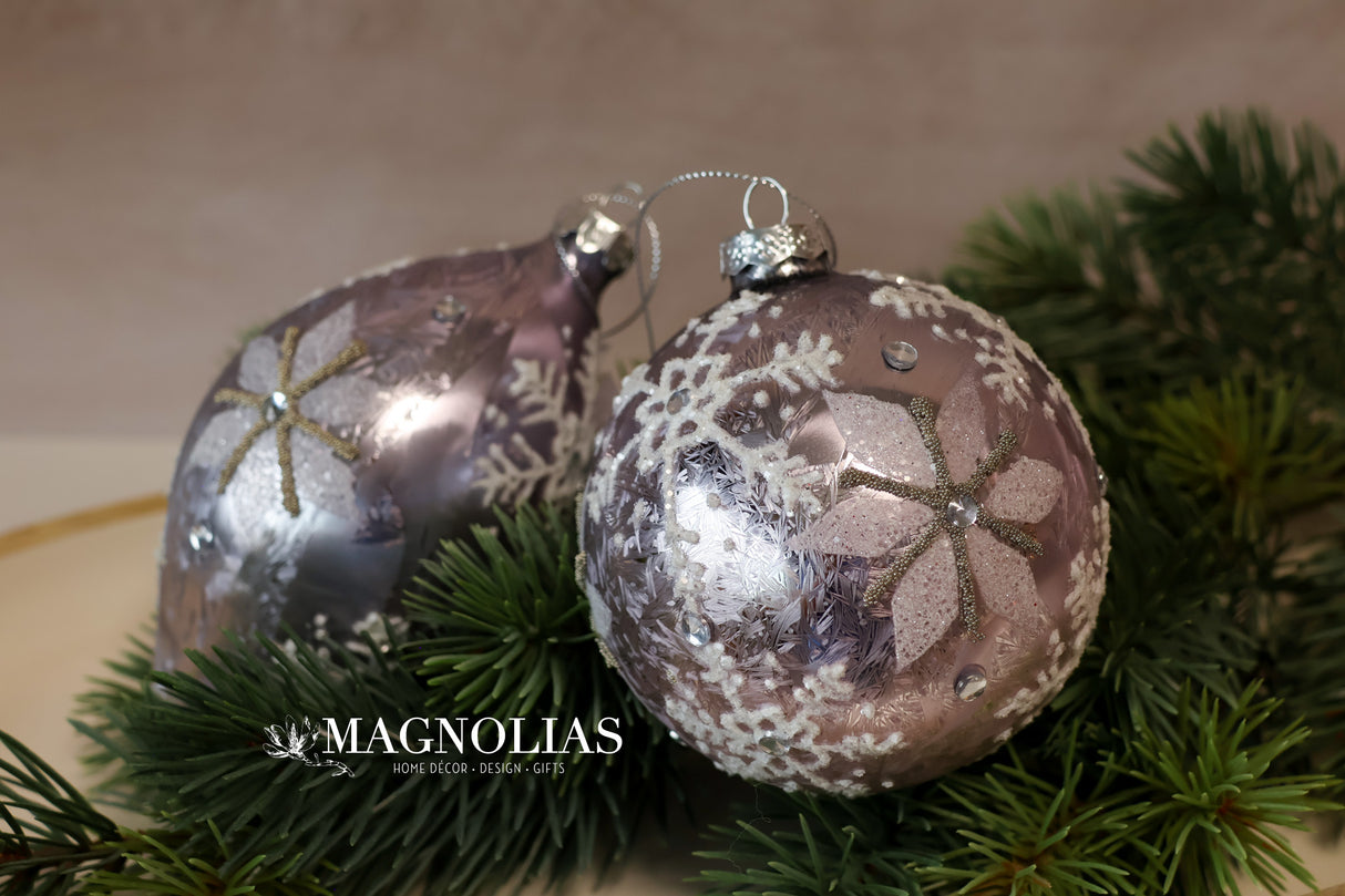 Soft Glow Glass Ornament - 2 Styles