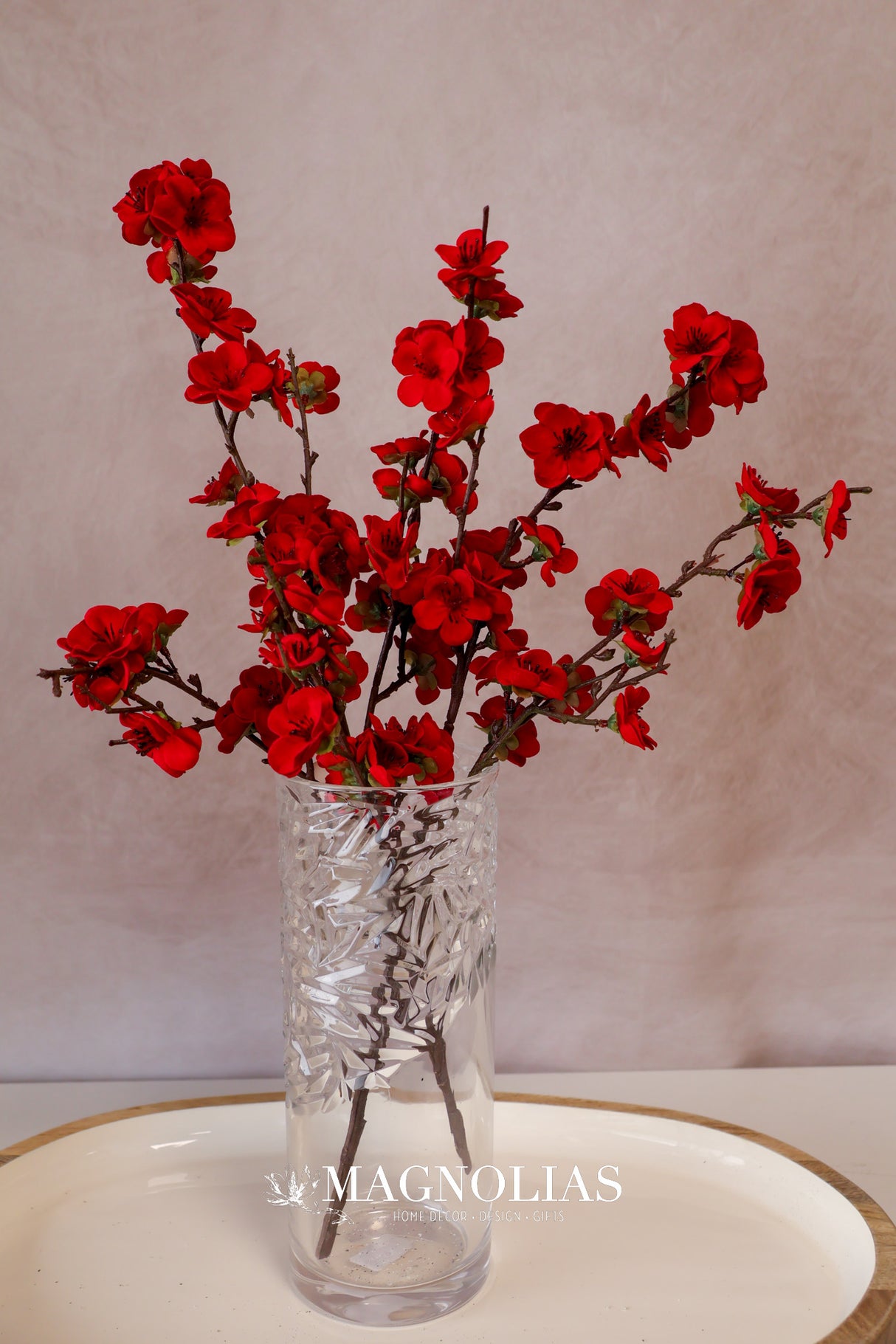 Red Velvet Cherry Blossom Pick